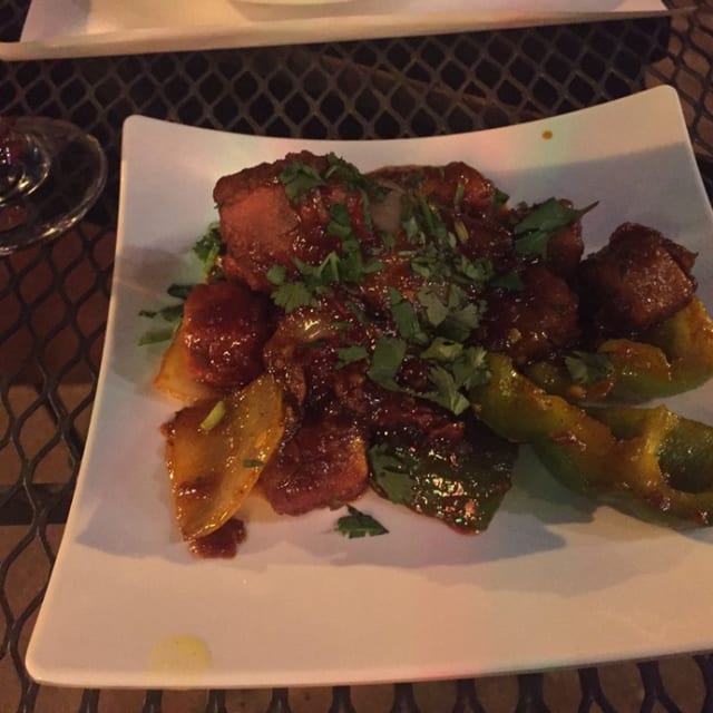 Chili Paneer.