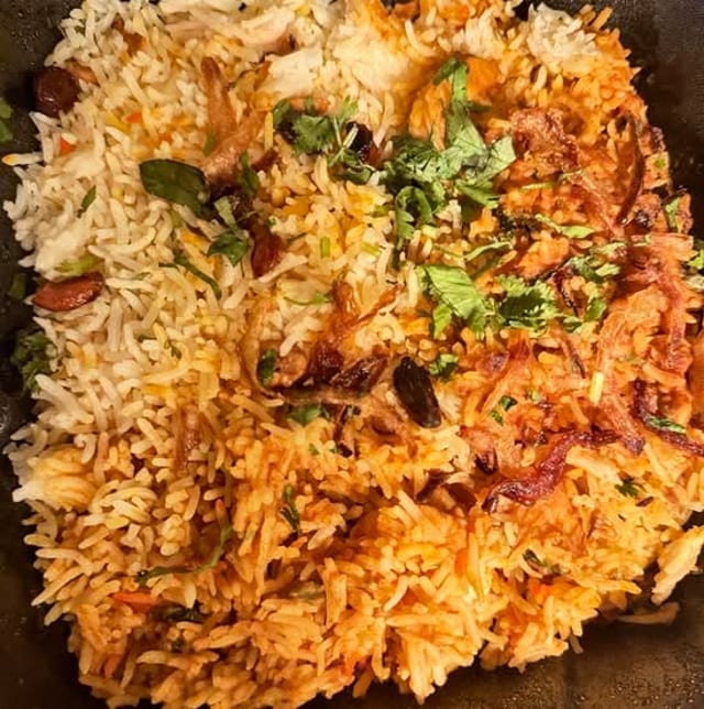 Shrimp Biryani.
