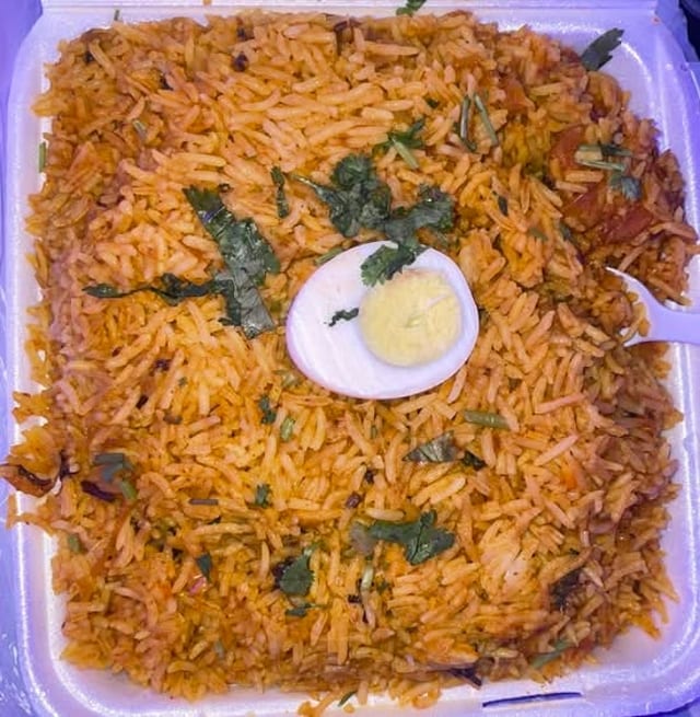 Chicken and Lamb Biryani.